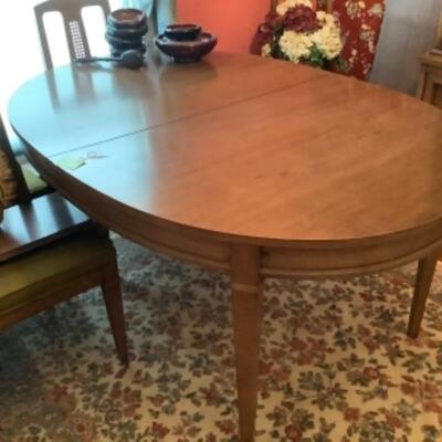 MIDCENTURY DINING TABLE CHAIRS CHINA CABINET