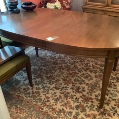 MIDCENTURY DINING TABLE CHAIRS CHINA CABINET