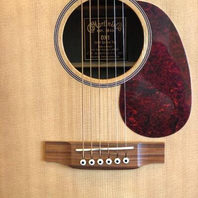 C.F. Martin & Company DX1 Solid Spruce Acoustic Guitar and Case