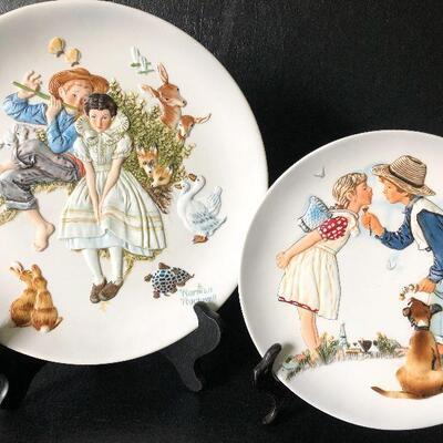 O13: Set of Norman Rockwell Collectors Plates