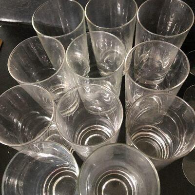 O48: Large Lot of Etched Glassware