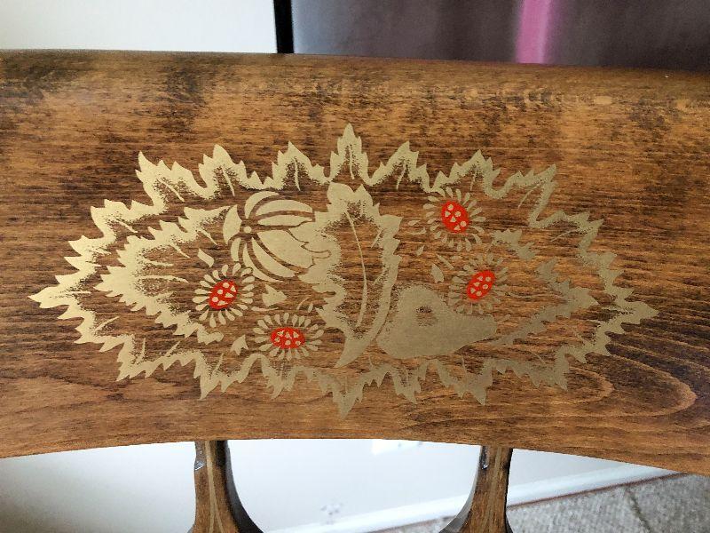 L61 Vintage Yugoslavian Rocking Chair EstateSales