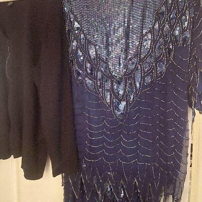 B112: Beaded dress and more