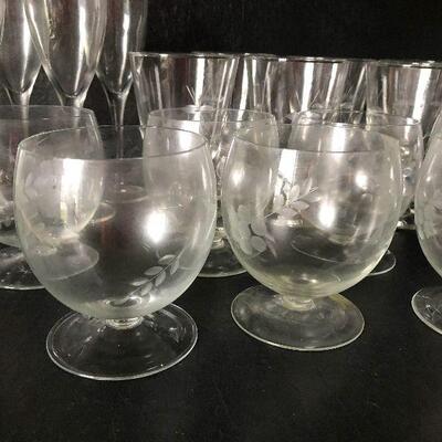O127: Etched Glassware