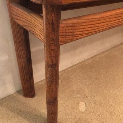Vintage Large Oak Buffet Table (62)