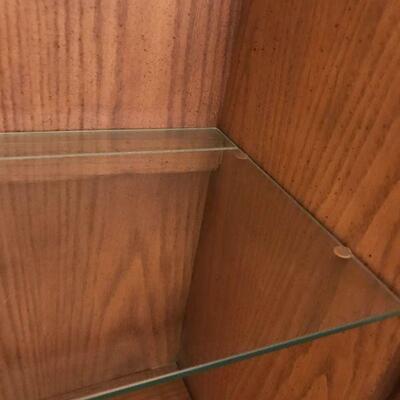 Large Oak China Cabinet (63)