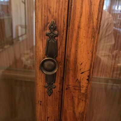 Large Oak China Cabinet (63)