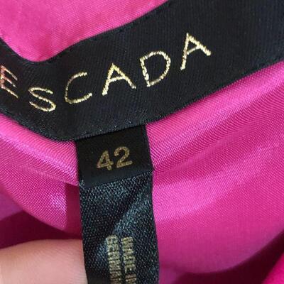 Escada Couture Made in Germany Deep Pink Gown Size 10 US
