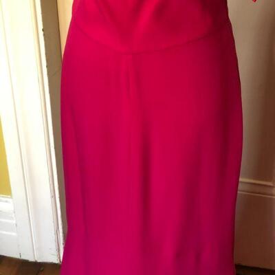 Escada Couture Made in Germany Deep Pink Gown Size 10 US