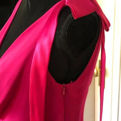Escada Couture Made in Germany Deep Pink Gown Size 10 US