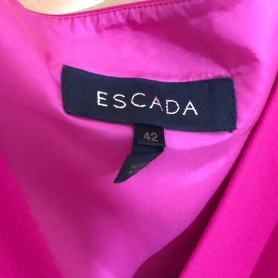 Escada Couture Made in Germany Deep Pink Gown Size 10 US