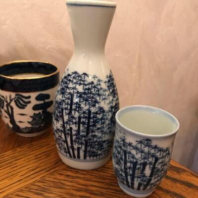 Vintage Mix lot of Japanese Sake Cups and Misc (68)