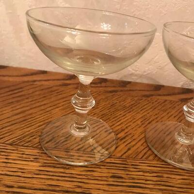 Vintage Mix Group of Clear Crystal Stemware Dessert Cups (69)