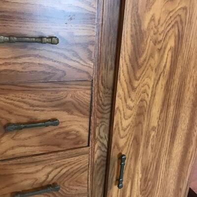 Vintage Wood Multi-drawer Cabinet (72)
