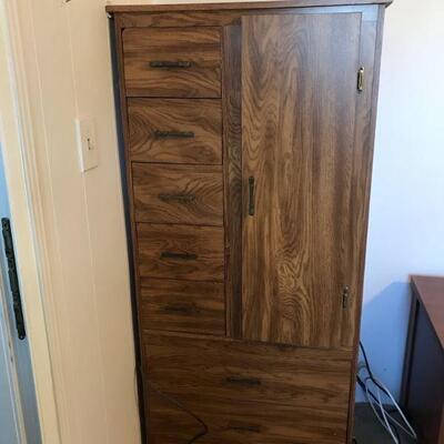 Vintage Wood Multi-drawer Cabinet (72)