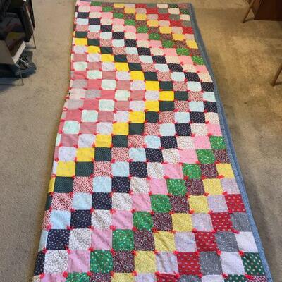 Vintage Handmade Quilt (77)