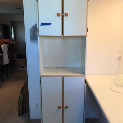 Vintage White Kitchen Cabinet (79)