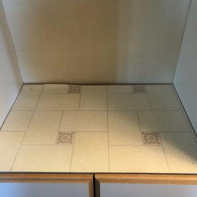 Vintage White Kitchen Cabinet (79)