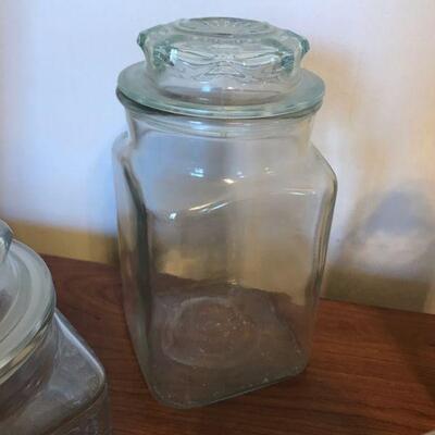 Mixed Variety of Clear Glass Jars (89)