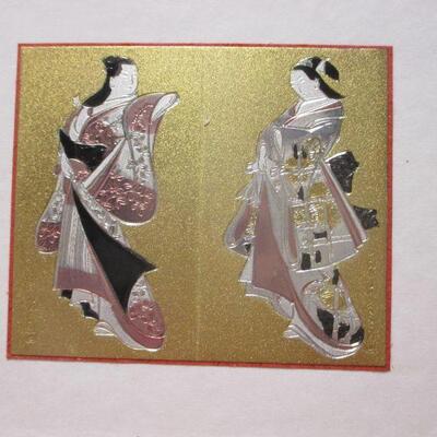 Lot 128 - Postal Stamp Design Metal Engraving Japanese 