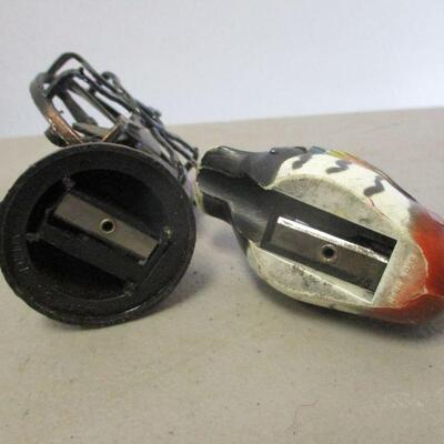 Lot 133 - Miniature Items - Pencil Sharpener & Figures