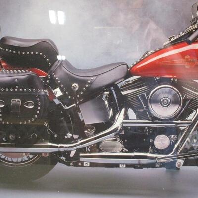 Lot 135 - Harley Davidson Motorcycle Picture
