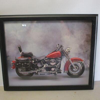Lot 135 - Harley Davidson Motorcycle Picture
