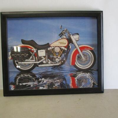 Lot 136 - Harley Davidson Motorcycle Picture 