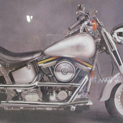 Lot 137 - Harley Davidson Motorcycle Picture