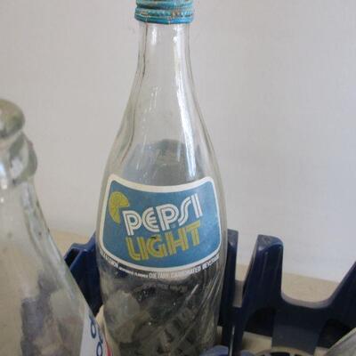 Lot 148 - Vintage Pepsi Bottles With Carrier 