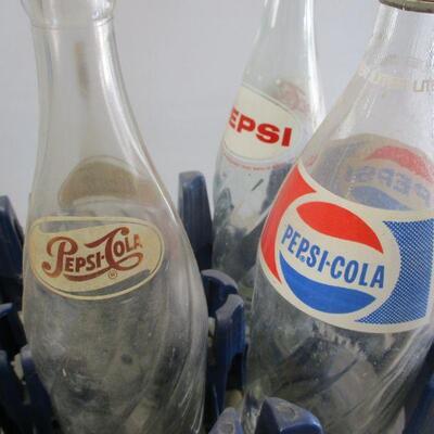 Lot 148 - Vintage Pepsi Bottles With Carrier 