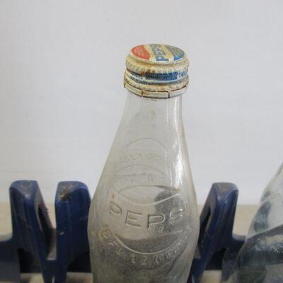 Lot 148 - Vintage Pepsi Bottles With Carrier 