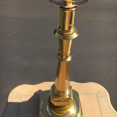 Brass lamp, one only