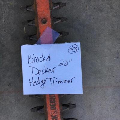 Hedge trimmer Black & Decker