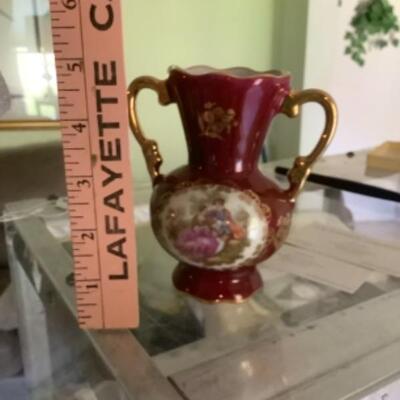 LIMOGES CASTEL PORCELAIN 2 PIECES