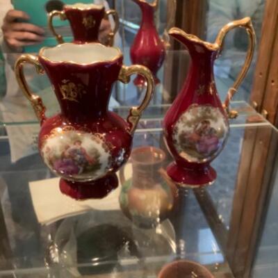 LIMOGES CASTEL PORCELAIN 2 PIECES