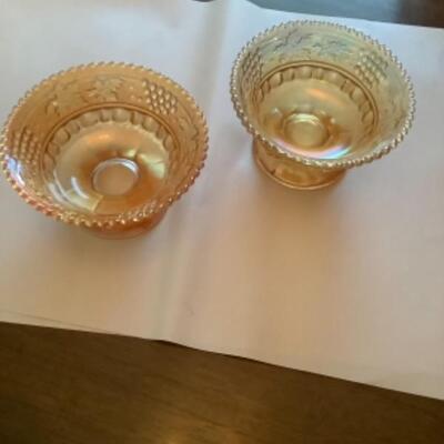 MARIGOLD DISH + NORTHWOOD DISHES X 2