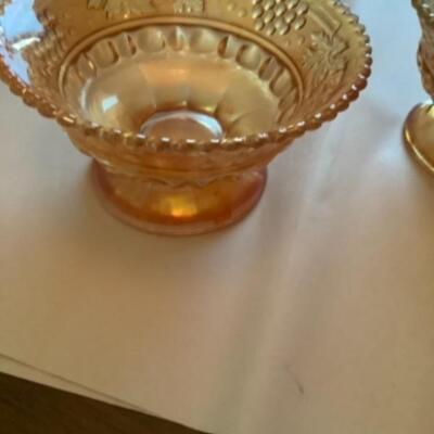 MARIGOLD DISH + NORTHWOOD DISHES X 2