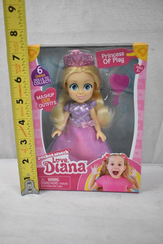 Pocket.Watch Love, Diana Doll, Princess of Play - New | EstateSales.org