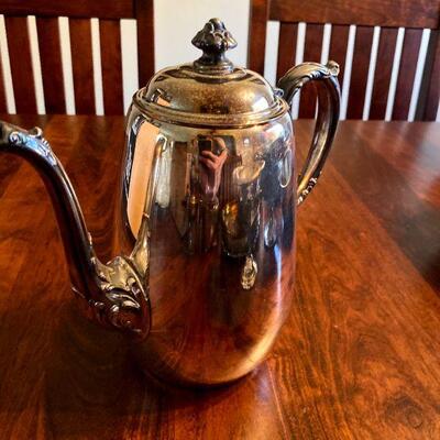 Silverplate Teapot and Creamer Sugar 