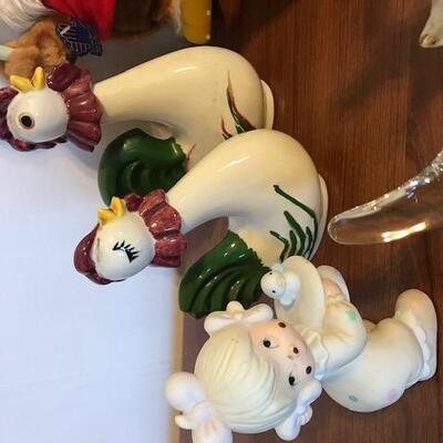 Mixed Variety of Small Figurines, Ceramic, Cloth, Collectible, Holiday (92)