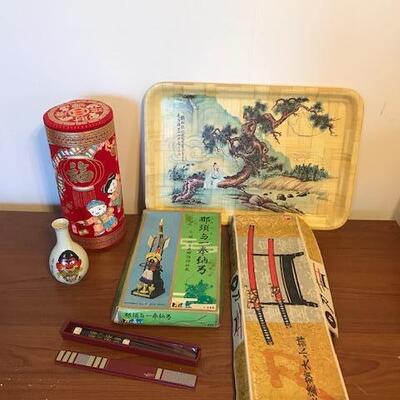 Vintage Mix of Japanese Items - Two Model Boxed Kits (93)