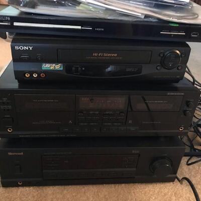 Variety of Electronic Equipment, Stereo, DVD, VHS, Bose Speakers (107)