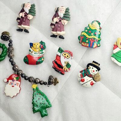 CHRISTMAS JEWELRY BUTTON COVERS 