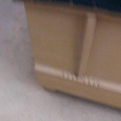 Vintage Cavalier Blonde Wood Cedar Chest (112)