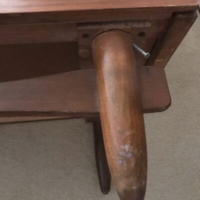 Mid Century Five Drawer Wood Cabinet (113)