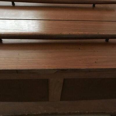 Mid Century Five Drawer Wood Cabinet (113)