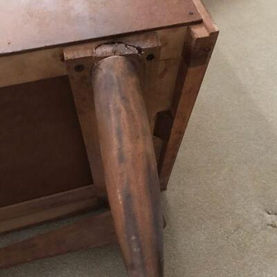 Mid Century Five Drawer Wood Cabinet (113)