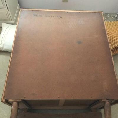 Mid Century Five Drawer Wood Cabinet (113)