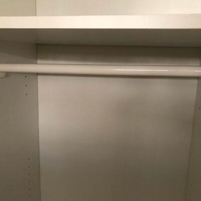 Modern White Plyboard Armoire, Clothing   Cabinet (152)